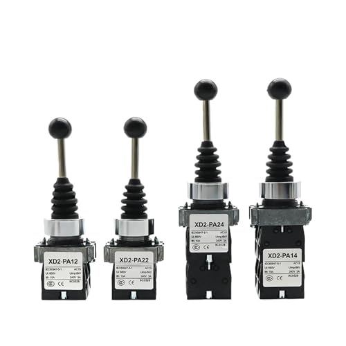 Commutateur rotatif croisé XD2 PA14 joystick à bascule 2 positions