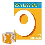 OXO 24 Reduced Salt Chicken Stock Cubes – Deep Flavour, Lower Salt, Ideal for Roasts, Soups, Casseroles & Holiday Cooking, 142 g (Pack of 1)