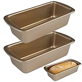 2 Piezas Moldes de Pan Pequeños, 19,5 X 9,5 cm Molde Rectangular Reposteria con Revestimiento Antiadherente, Pasteles y Pudines for French Bread Baking de Acero al Carbono para Hornear Pan, Pasteles