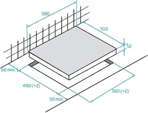 BEKO table de cuisson induction 4 foyers HII64200MT - vue 5