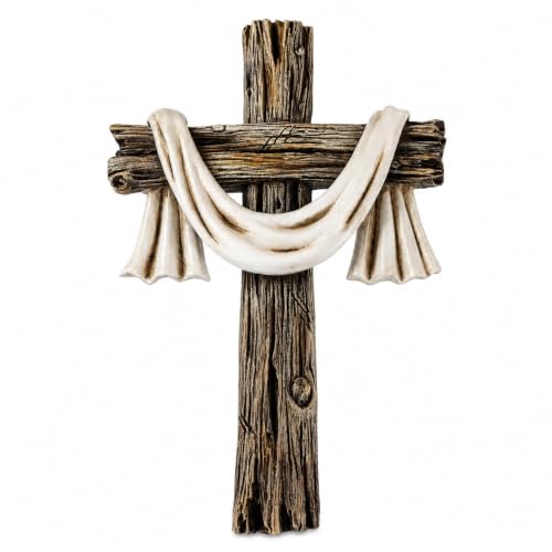 Écharpe croisée imitation bois blanc Comfy Hour pour décoration murale
