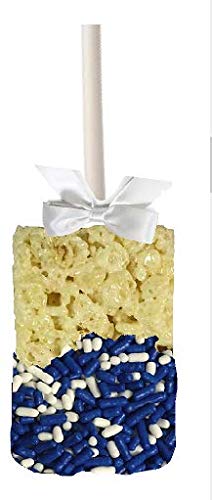 White and Dark Blue Cake Pop Cookie Cupcake Cakes Semi-Sweet Edible Confetti Decorations Sprinkles Desert Jimmies Toppers - Image 3