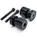 Krator Black Swingarm Spools Sliders 6mm for Yamaha Motorcycles Sport Bikes R1 R6 FZ8 Black Swingarm Spools Sliders Motorcycle Bobbins