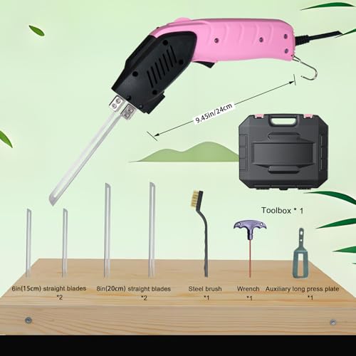 200W Air-Cooled, Electric Hot Knife - Foam Cutting Tool with Blades & Accessories Use Foam Cutter for Engraving and DIY Handmade
