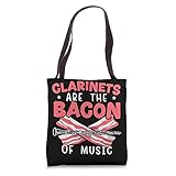 Clarinets Are The Bacon Of Music Clarinetist Musician Tote Bag