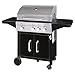 ProfiCook Gasgrill PC-GG 1219 Grill mit 3 Edelstahl-Brenner und zusätzlicher Kochplatte, Camping-Gasgrill, Outdoor-Grill, BBQ-Grill, Ablage klappbar, individuelle Temperatursteuerung, 3,1 kW