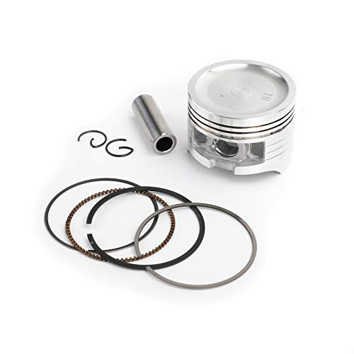 Pistón de 52,4 mm con kit de pasadores y anillos para motos Honda MSX125 Grom 125