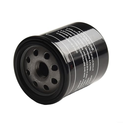 Eawfgtuw Filtro de aceite para motocicleta HF183 compatible con Piaggio 125 150 200 250 para X8 X9 para GT parte de motor ABS de larga duración para un rendimiento fiable