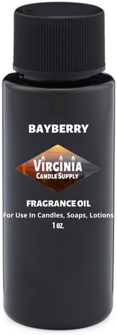 Bayberry Fragrance Oil (1 oz Bottle) for Candle Making, Soap Making, Tart Making, Room Sprays, Lotions, Car Fresheners, Slime, Bath Bombs, Warmers…