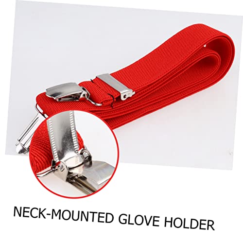 FRCOLOR 2pcs Adjustable Elastic Glove Clip for Children Winter Mittens Holder and Hat Hanger Waterproof and Sturdy Design for Outdoor Activities3