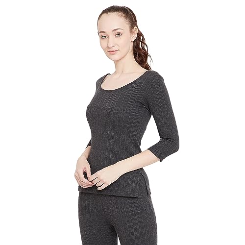 Image of NEVA ESANCIA Women Warm Thermal Wear Set for Winter Top & Bottom Wear