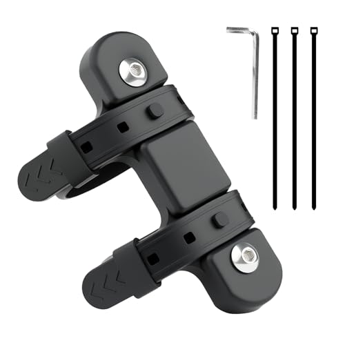 Universal-Halterung für Fahrradflasche, Zubehör für Reitsport mit rutschfestem Gurt, Halterung für Fahrradflasche, ohne Schrauben [schwarz]