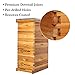 BeeCastle 10 Frame Langstroth Bee Hive Coated with 100% Beeswax Includes Beehive Frames and Waxed Foundations (2 Deep Boxes & 2 Medium Boxes)