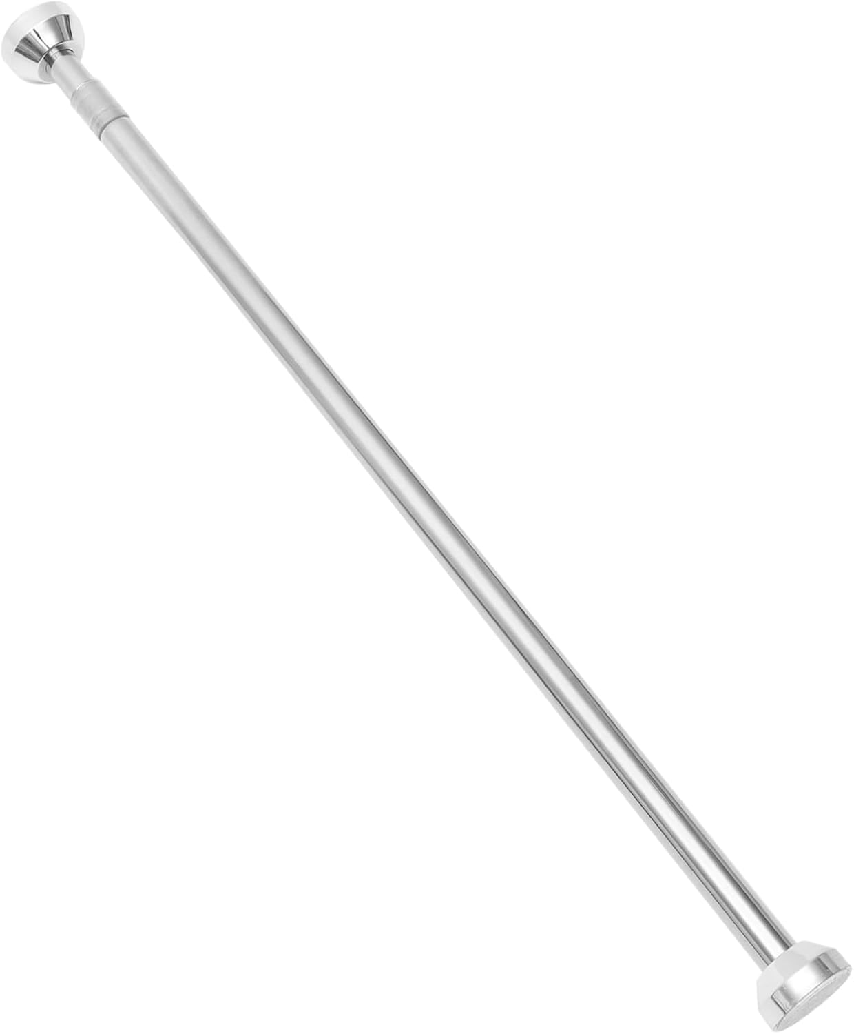 Adjustable Tension Stainless Steel Shower Curtain Rod Seamless No Drilling Design Slip for Bathrooms Kitchens and Balconies