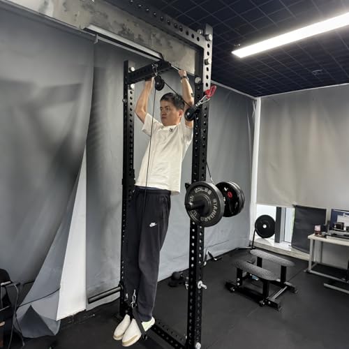 MARLANG Upgrade Smith Machine Attachments for Power Rack Attachment, Cable Machine Attachment for Squat Rack Attachments, Power Rack Pulley Attachments for Cable Crossover LAT Pull Down Squat Set C by MARLANG - Image 7