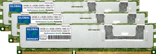 RAM DDR3 1066MHz ECC 24Go évite les erreurs système de votre serveur RDIMM