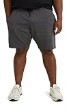 C&A Herren Joggingshorts Shorts Regular Baumwolle|Polyester dunkelgrau-Melange 5XL