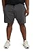 Produktbild C&A Herren Joggingshorts Shorts Regular Baumwolle dunkelgrau-Melange 5XL