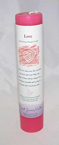 CRYSTAL JOURNEY Candle Pillar Love, 1 EA