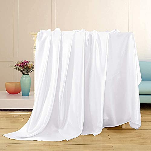 Lilysilk Mulberry Silk Sheets 4 Piece, 19 Momme Silk Bed Sheets, 1 Flat Sheet, 1Fitted Sheet And 2 Oxford Silk Pillowcases, Silk Bedding Set 100% Top 6A Grade Oeko-Certified, White, King Size #TOP2