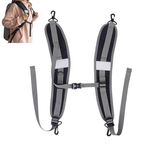 Hominas Correa Mochila Duradera de Nylon Correas Ajustables Correa de Hombro de Repuesto para Mochila y Bolsa Seca, Accesorios Adultos