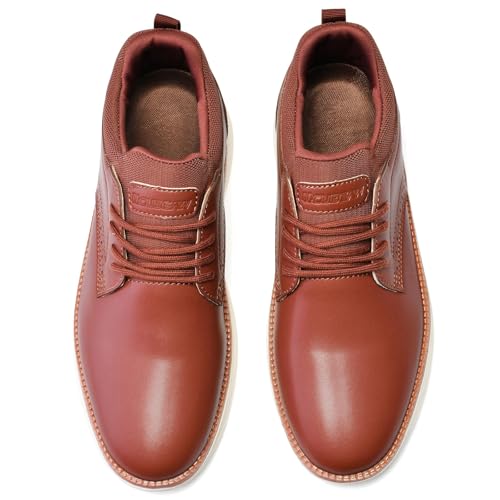 Image of Men's Dress Sneakers Oxfords Shoes Business Wingtip Casual Walking Brogue Shoes
