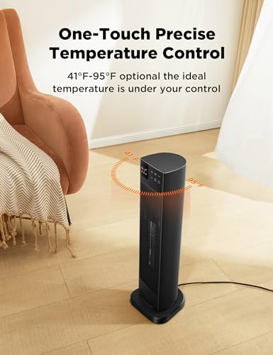 Pelonis PHF15RSAPH23 Oscillating Ceramic Tower Indoor Space Heater thumb #4