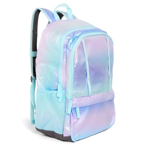 Image of Lands' End Unisex Kids Large ClassMate Lightweight Durable Elementary School Backpack, Pastel Lilac