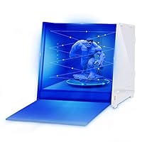 SUNLU Resin UV Curing Box, 405nm UV LED Lights, UV Light Curing Machine with Timer, 360° Spinning Turntable and Acrylic Reflector, Big Size Rotary Resin Dryer