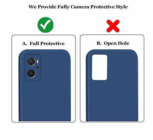 Image of A rtistque Back Cover Case for Oppo K10 4G with Camera Protection | Shockproof TPU | Stylish Protective Design | Slim Fit | Ultra Matte | Oppo K10 Back Cover - Blue