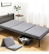 Amazon.co.jp: 楽暮屋 折りたたみ マットレス シングル 折り畳み 三