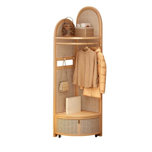Armario triangular de madera maciza, estante esquinero multifuncional y vitrina para sala de estar, dormitorio, oficina