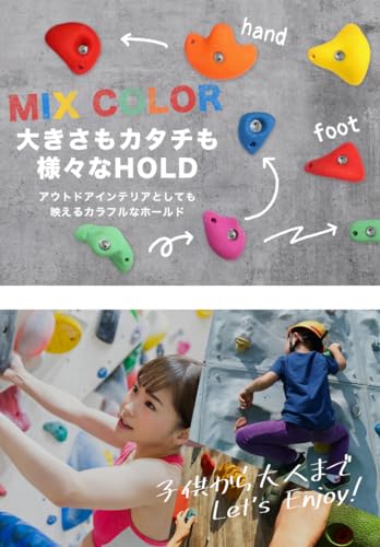 HOLDREAM クライミングホールド 30個セット chold-bolt