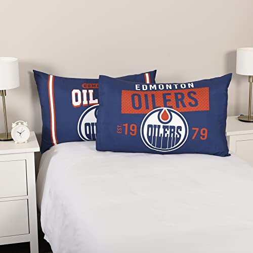 NHL Set of 2 Pillowcases EXPRESSIONS (20”x30”) for Kids and Hockey Sports Fans, Breathable and Super Soft, Perfectly Fits a Standard Size Pillow for Sleeping (Official NHL Product) - Image 3