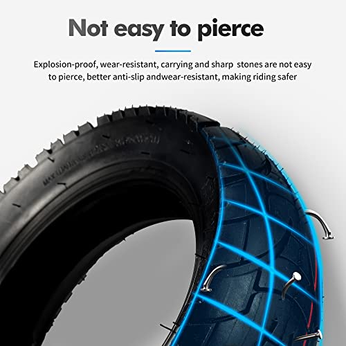 Htbcchb 80/65-6 Scooter Tire Off-Road, 10 Inch Replacement Thickened Pneumatic Tyres 80/65-6 For Electric Scooter E-Bike Tires Inner Tubes For Motorcycle (City Road) #TOP4