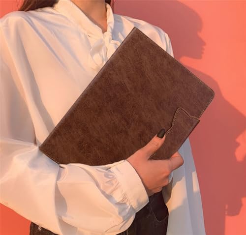 Coque iPad Pro 12.9 2018 bleu en cuir de style premium avec rabat portefeuille