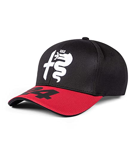 Gorra de béisbol Alfa Romeo F1 Guanyu Zhou 2023 con visera curvada antirreflejos