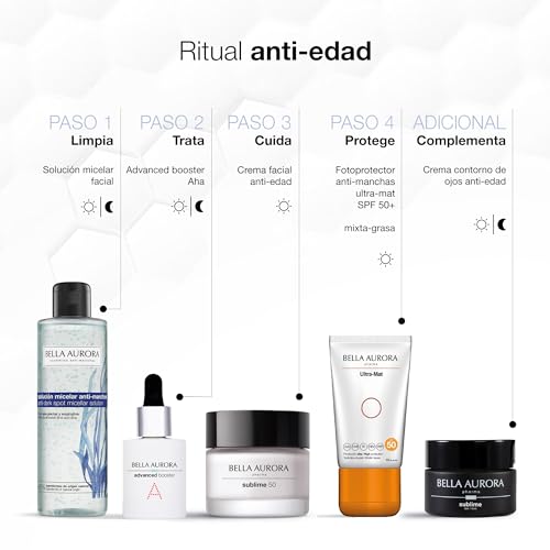 Bella Aurora Advanced Booster AHA Sérum Exfoliante Antimanchas | Efecto Peeling Anti-Imperfecciones | Unifica el Tono y Mejora la Textura de la Piel | 30 ml - imagen 7