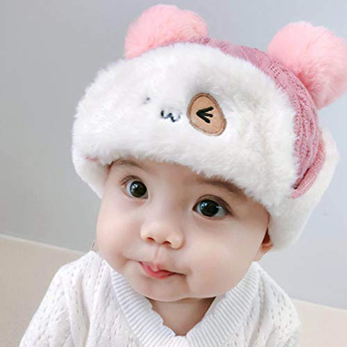 KESYOO Chapéu de Animal de Inverno de Pelúcia Quente Sherpa Forrado de Lã Com Aba de Orelha Dos Dese