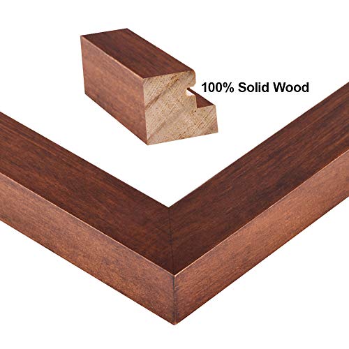 Rpjc Document Or Certificate Frames Made Of Solid Wood High Definition Glass And Display Diplomas 8.5X11 Inch Standard Paper Frame Brown #TOP4