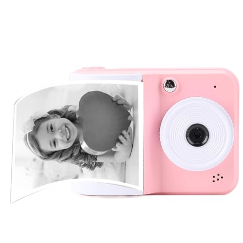 Caméra instantanée 48MP rose le cadeau parfait pour enfants créatifs