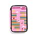 Produktbild CARIOCA Pixel Case | Federmäppchen mit 2 Fächern für Mädchen und Jungen mit Schulmaterial: 12 Buntstifte, 18 Filzstifte und Schreibset, Pink Pixel