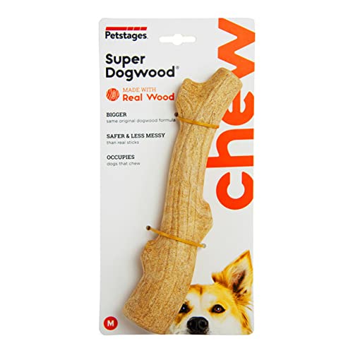 Outward Hound-Petstages,Dog Chew Toy,Super Dogwood Dog Chew Toy, Medium, 24 cm x 7 cm, Brown - Best Toy for Training Your pet and Keeping its Teeth Healthy and Strong for a Long time (B09P8CHYSG) Amazon Price History, Amazon Price Tracker