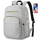 【USB-ANSCHLUSS】Mit dem eingebauten Ladekabel im Inneren bietet Ihnen dieser USB-Rucksack eine bequemere Möglichkeit,Ihr Telefon beim Gehen aufzuladen.Bitte beachten Sie, dass dieser Schultasche sich nicht selbst mit Strom versorgt,der USB-Ladeanschluss bietet nur einen einfachen Zugang zum Aufladen.