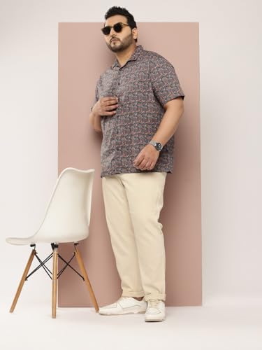 Image of Thomas Scott Men's | Smart | Plus Size | Regular Fit | 100% Cotton | Solid | 5 Pockets | Woven | Chinos | Trouser