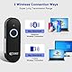 OBZ 1D 2D Bluetooth Barcode Scanner Kabellos – Wireless QR Code Scanner mit USB & Tragbarer Handscanner für iOS Android Windows Tablet PC POS