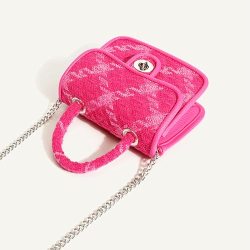 Bolso Crossbody para Mujer, Bolsa Rosa Pequeña miniatura 7