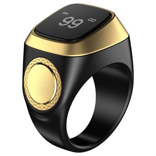 Bague de compteur de doigt Tasbih Zikr pour ne jamais manquer vos prières lors de vos trajets