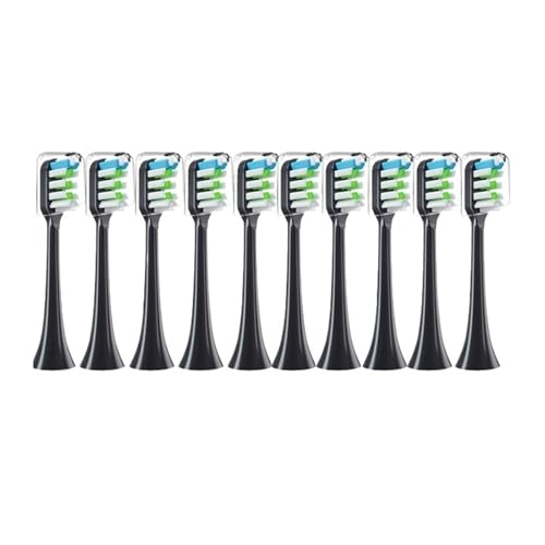 �����p�u���V�w??�b�h 10�A�݊���������܂��V���I�~ X3 X5 V1 X3U �\�t�g�ѓd�����u���V�ɑΉ�(10PCS Black)