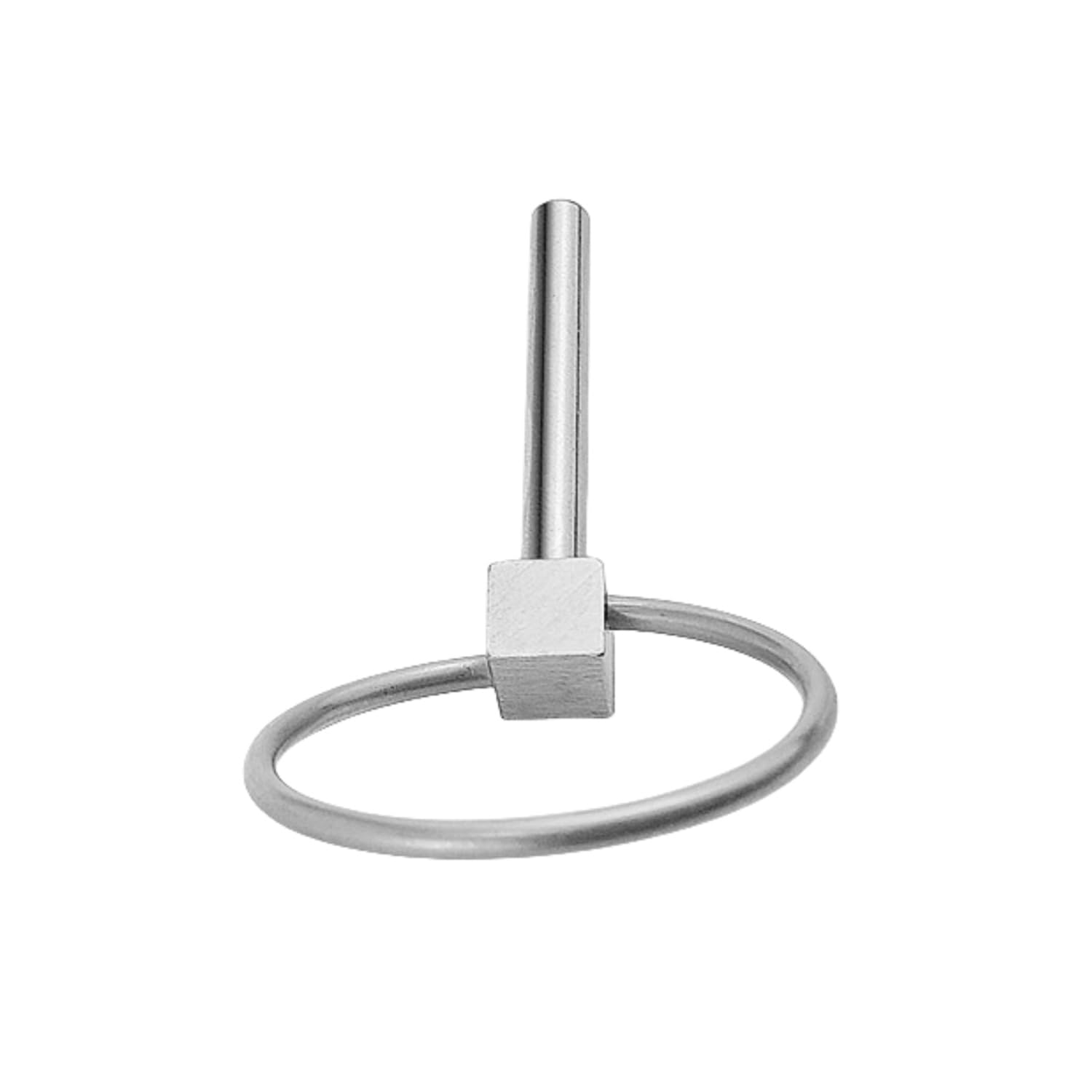 4 Stück 4 mm x 49 mm Bauernhof-Traktor-Anhänger, Bagger, Lynchstift, Anhängerkupplung, Stahlstifte, Edelstahl